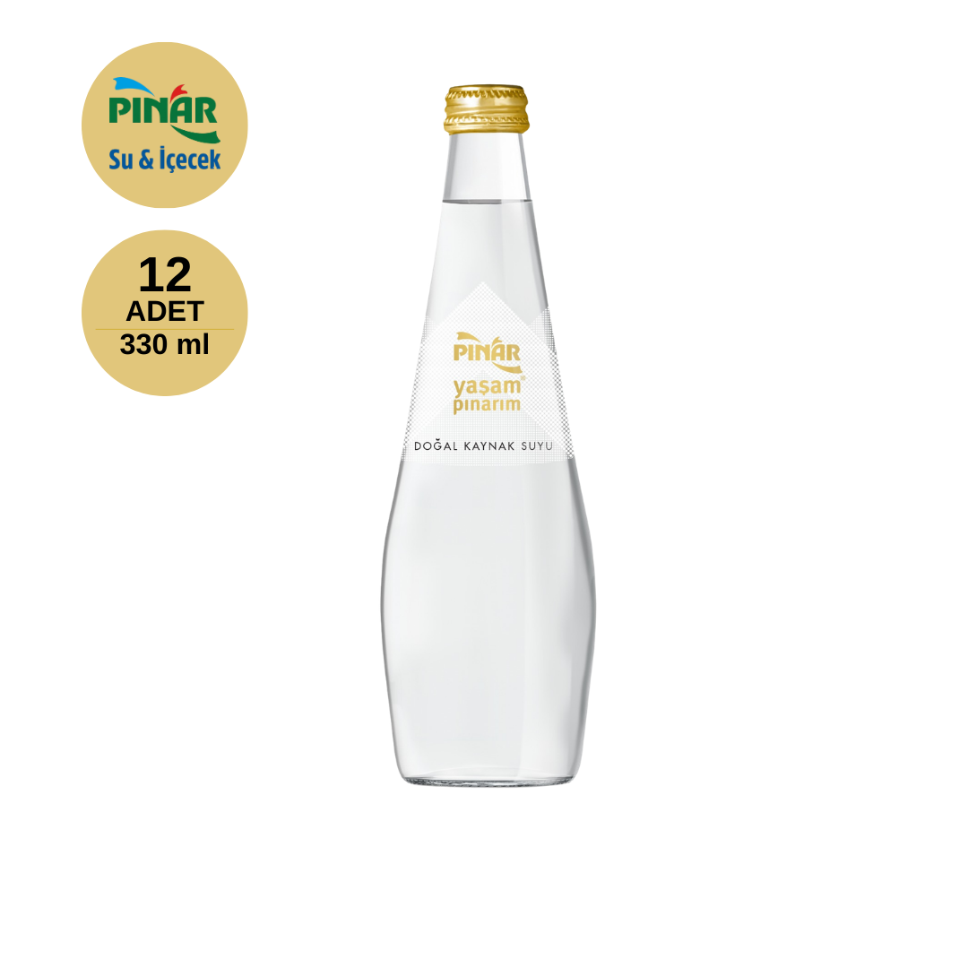 PINAR 0.33 LT Cam Şişe (x12)