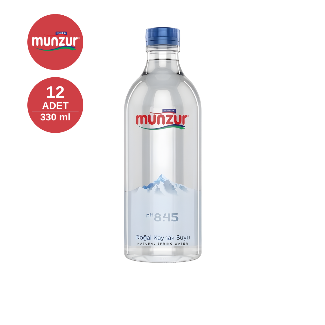 MUNZUR 0.33 LT Cam Şişe (x12)