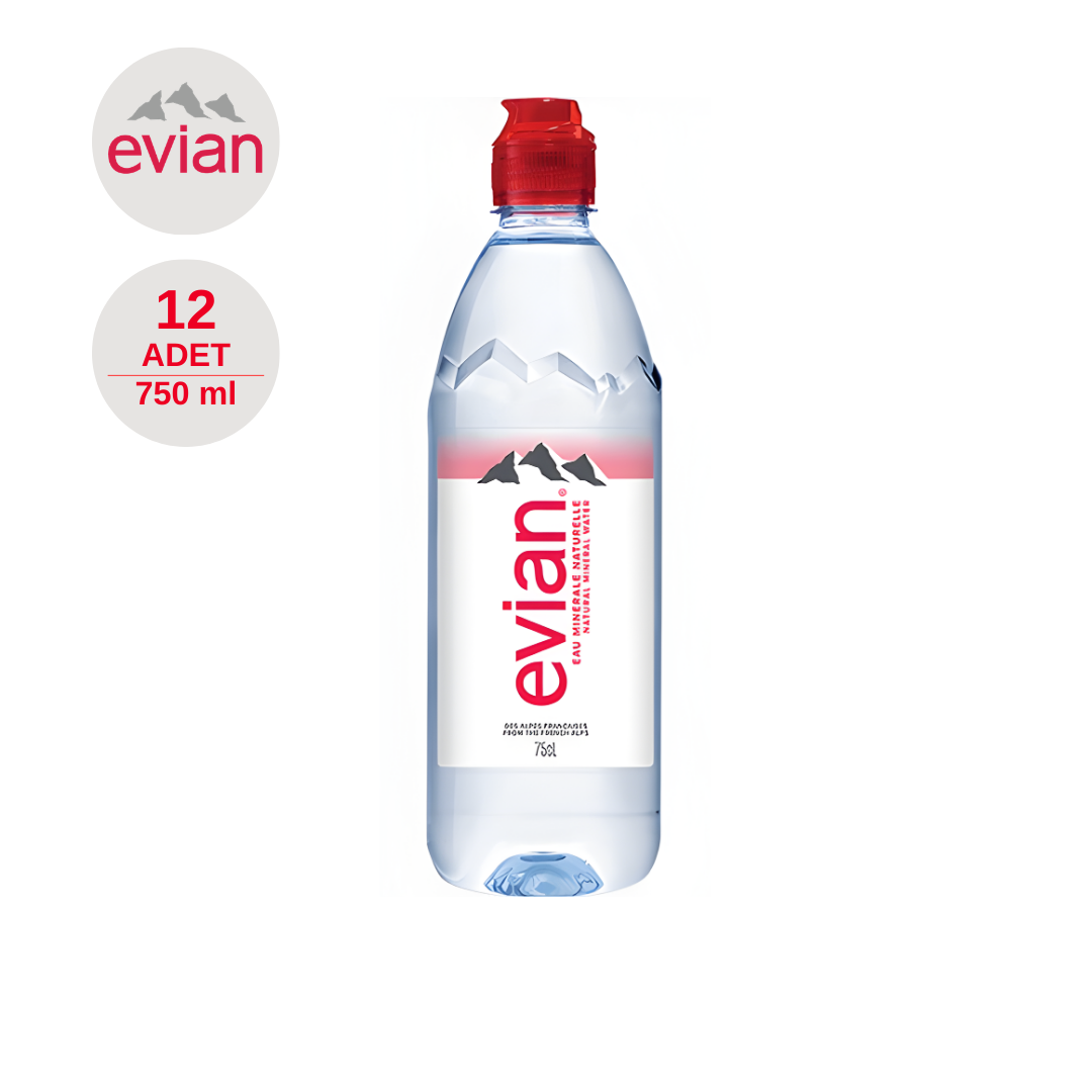 Evian 0.75 LT Sporcu Pet (x12)