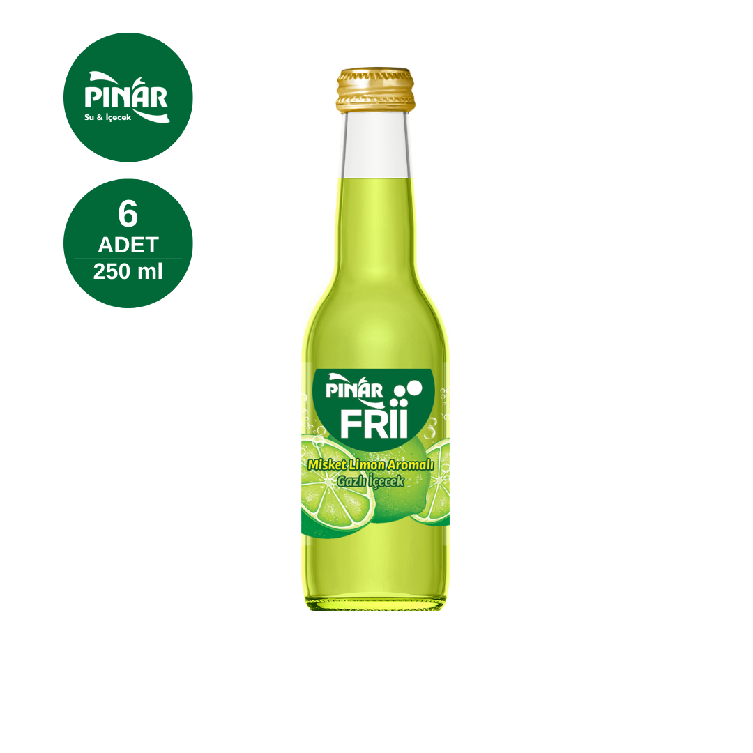 PINAR 0.25 LT FRII Misket Limonu (x6)