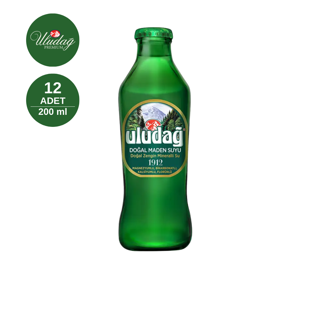ULUDAĞ 0.20 LT Maden Suyu (X12)
